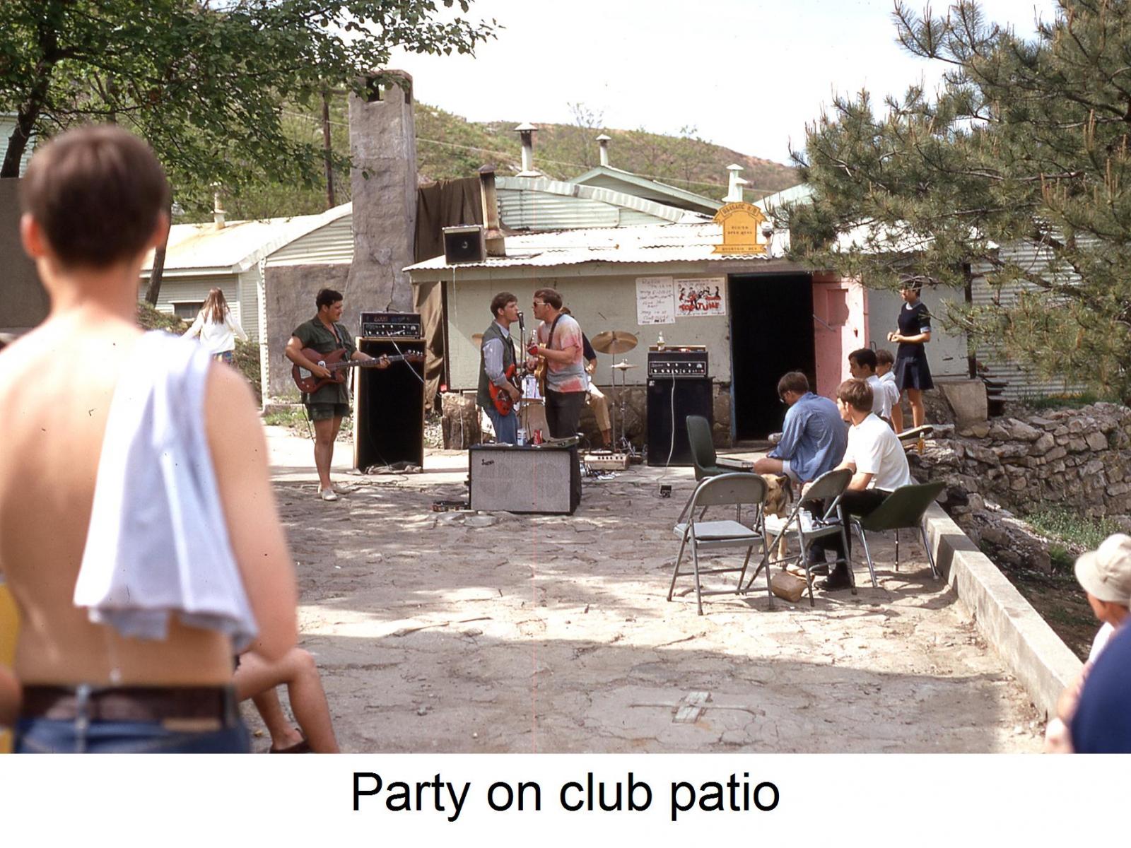 Party on Club Patio
